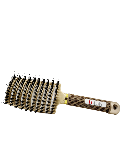 spazzola per capelli oro
